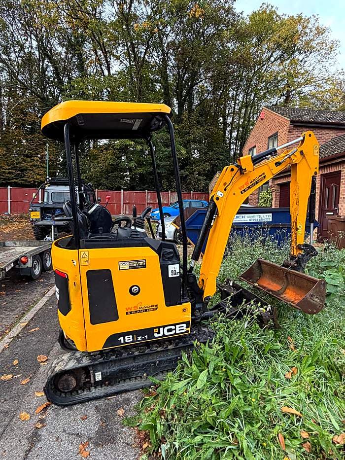WS Machine mini excavator ready for delivery